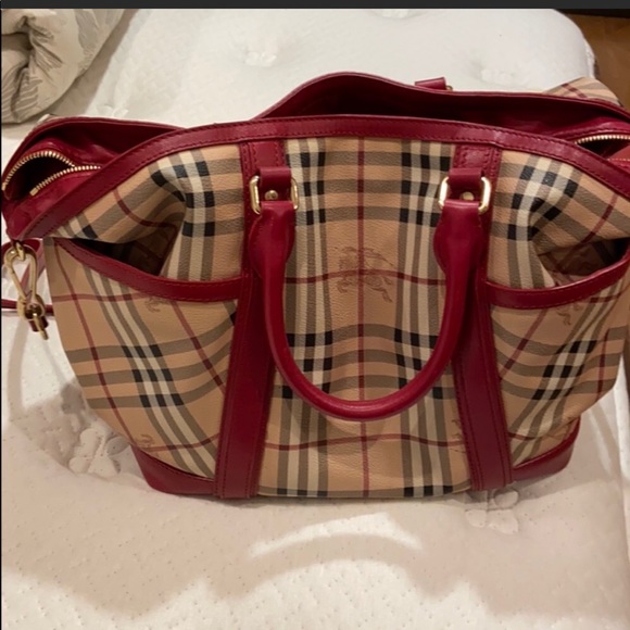 Authentic Burberry Diaper Bag - Picture 1 of 8